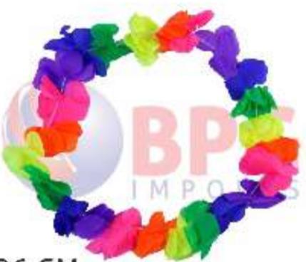 COLAR HAVAIANO LUXO MULTICOLORIDO