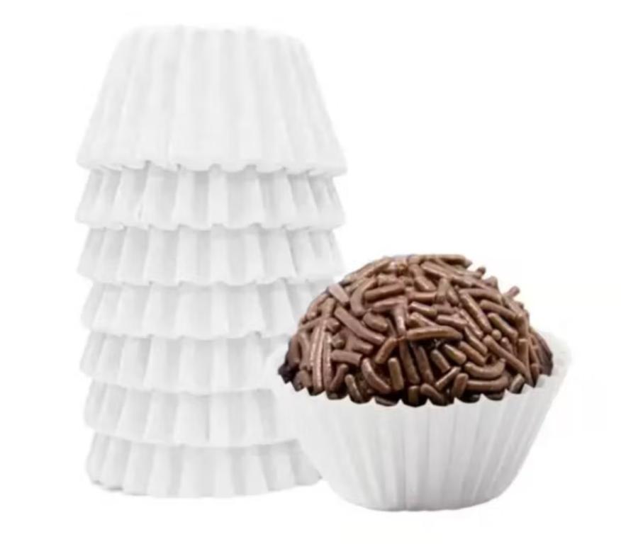 FORMINHA PAPEL DAFESTA Nº0A P/CUPCAKE BRANCA C/45UN