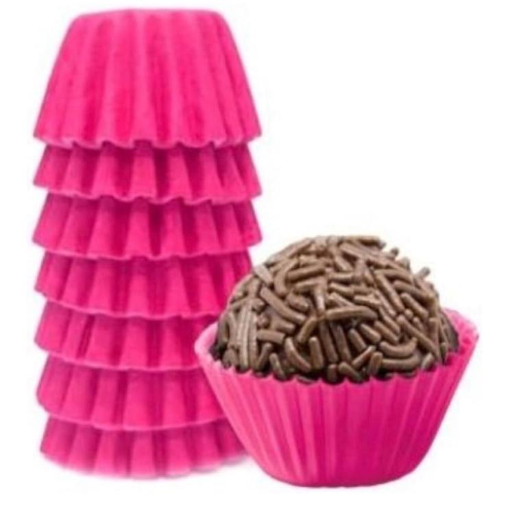 FORMINHA PAPEL DAFESTA Nº0A P/CUPCAKE PINK C/45UN