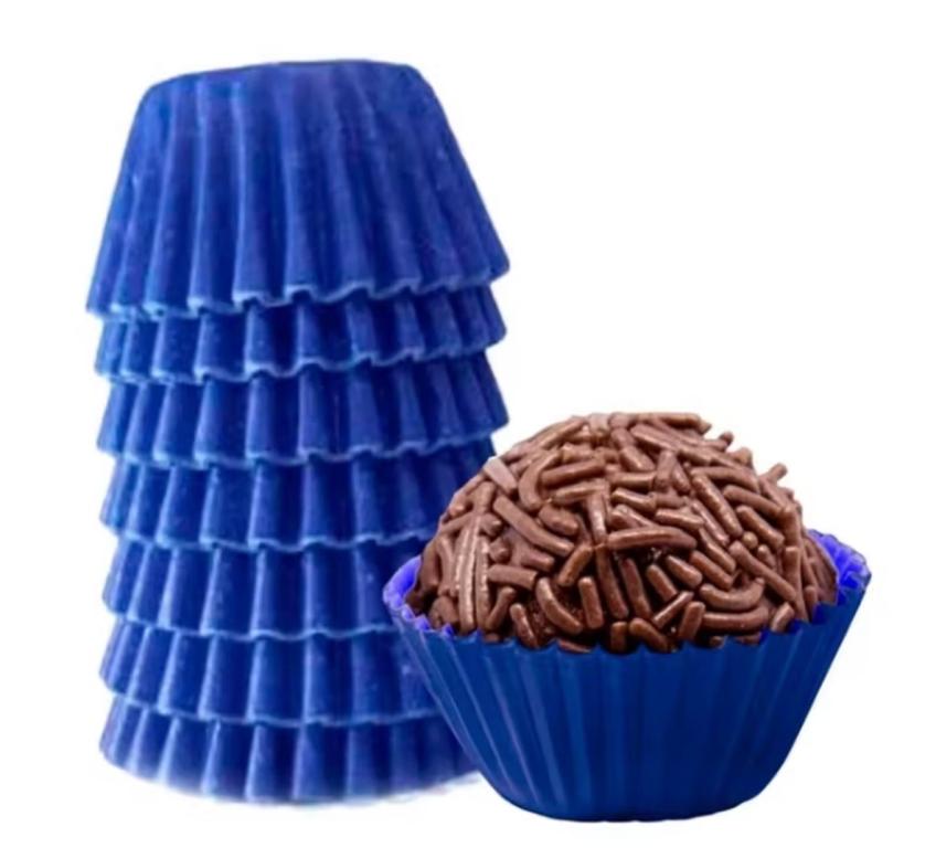 FORMINHA PAPEL DAFESTA Nº0A P/CUPCAKE AZUL ESCURO C/45UN