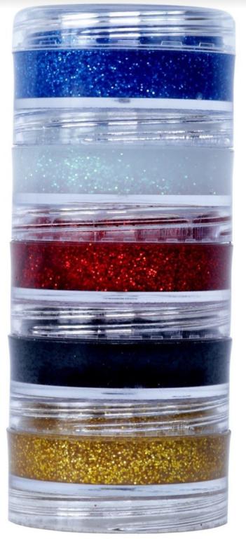 GLITTER PO CORES PRIMARIAS C/05UN