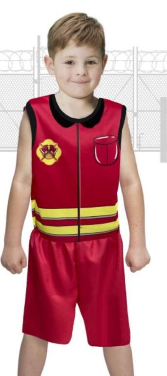 FANTASIA BOMBEIRO COMBATE TAM M