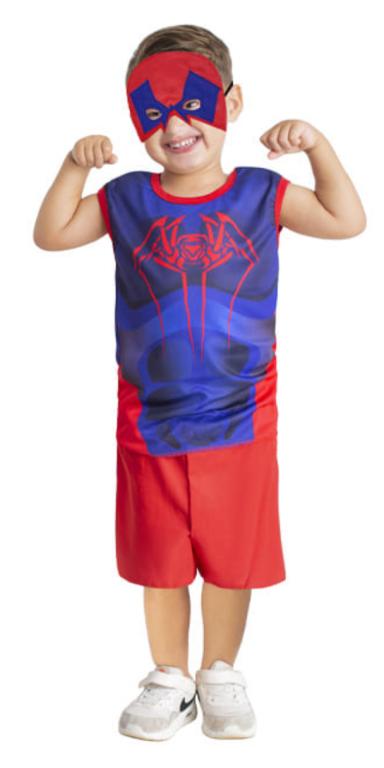 FANTASIA HOMEM ARANHA COMBATE TAM GG