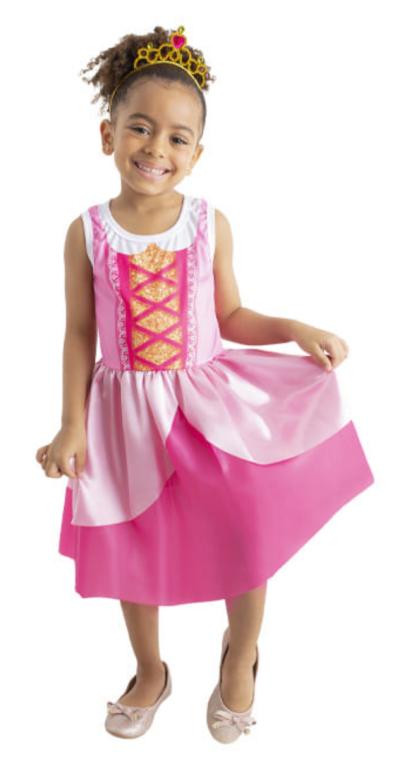 FANTASIA PRINCESA BELA ADORMECIDA COMBATE VESTIDO TAM G