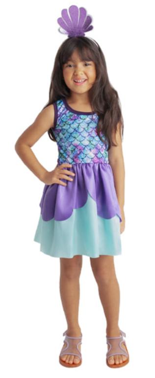 FANTASIA SEREIA COMBATE VESTIDO TAM GG