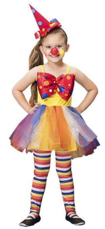 FANTASIA PALHACINHA PIPOCA INFANTIL TAM G