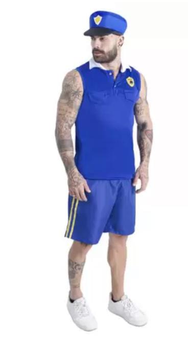 FANTASIA POLICIAL ADULTO TAM GG