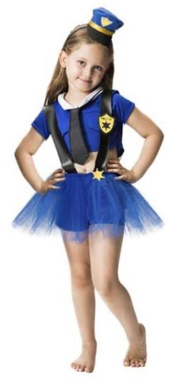 FANTASIA POLICIAL HOLLY INFANTIL TAM M