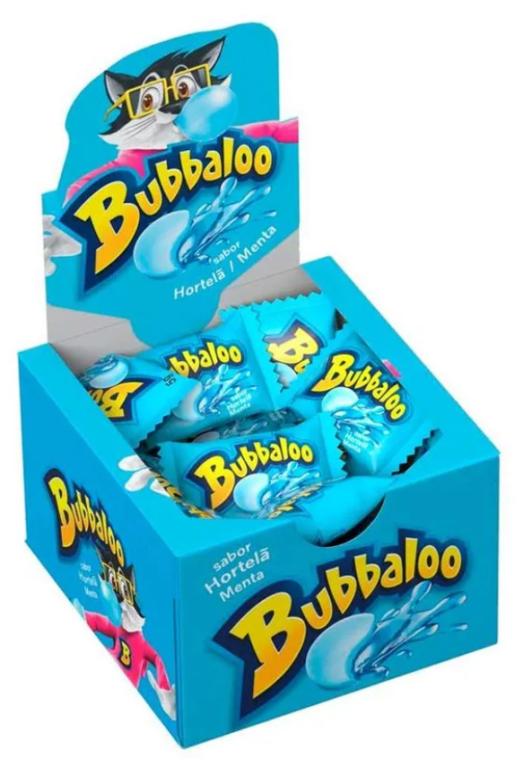 CHICLE BUBBALOO HORTELA 300G