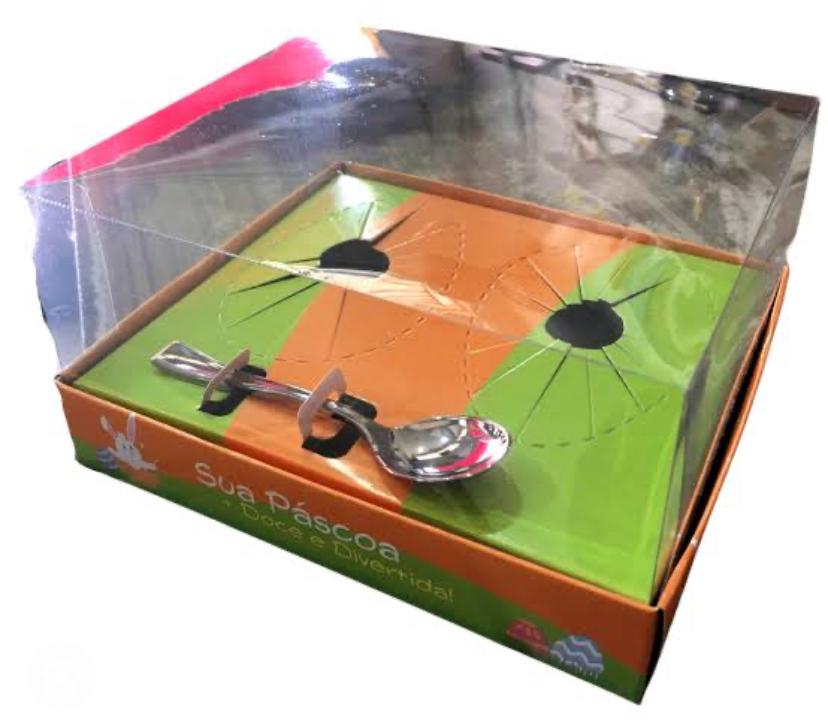 CAIXA OVO DE COLHER STYLUS 2 DE 250G FUN KIDS C/COLHER