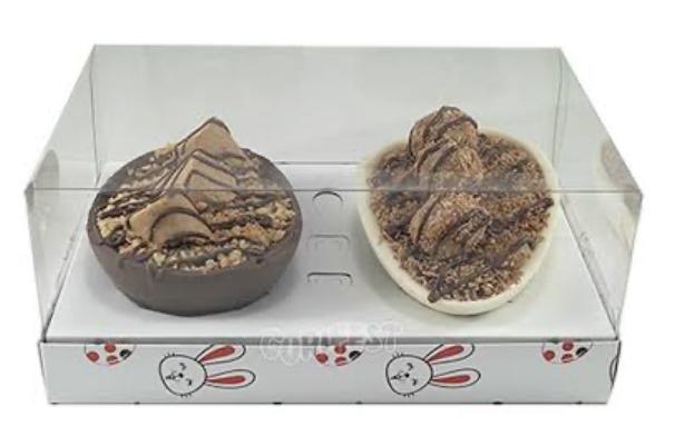 CAIXA OVO DE COLHER STYLUS 2 DE 250G KRAFT C/COLHER