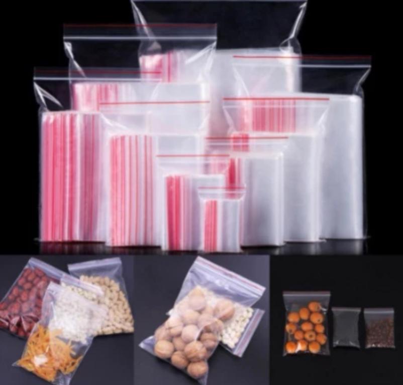 SACO PLAST. PEBD FECHO ZIP 14X22 C/100UN