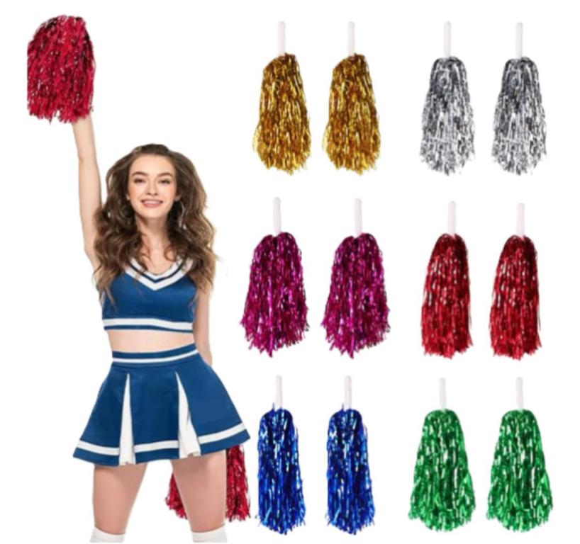 POMPOM METALIZADO VERMELHO C/02UN