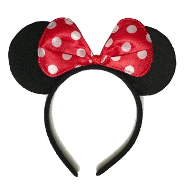 TIARA MINIE LACO DE VELUDO VERMELHO