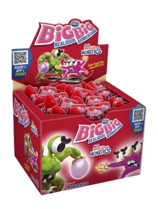 CHICLE BIG BIG MORANGO 315G