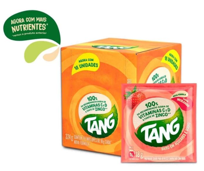 REFRESCO TANG MORANGO 18G DP/18UN
