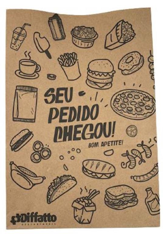 SACO PAPEL SOS DELIVERY ESTAMPADO 5KG C/100UN