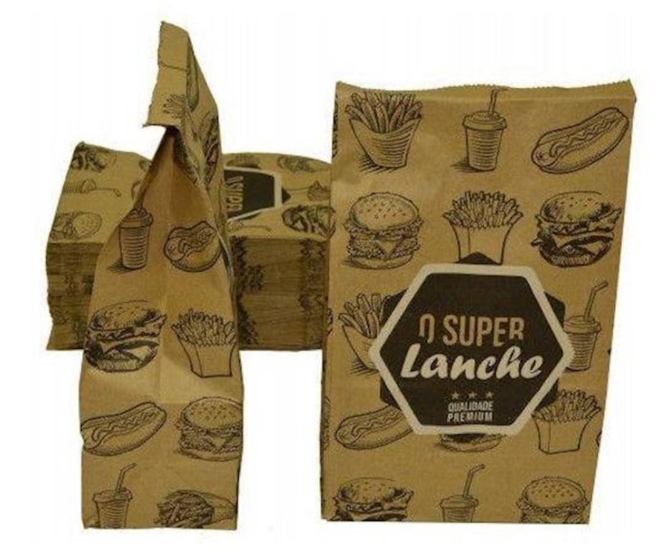 SACO PAPEL SOS DELIVERY ESTAMPADO 5KG C/100UN