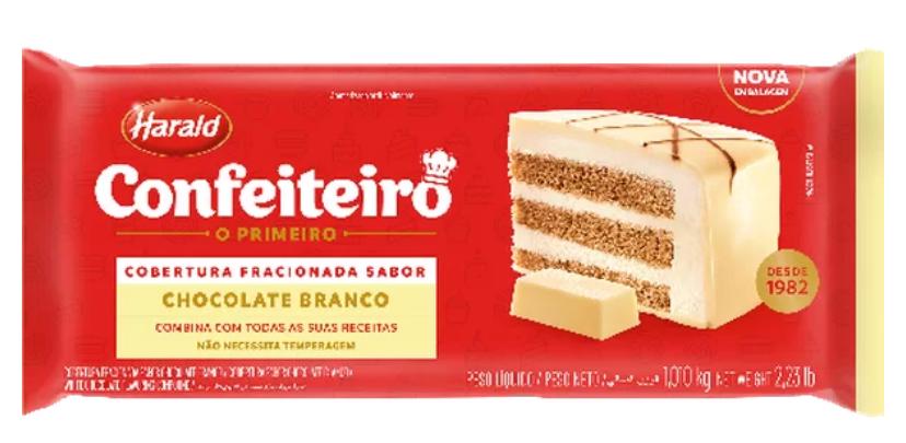 COBERTURA BARRA CONFEITEIRO BRANCO 1,01KG