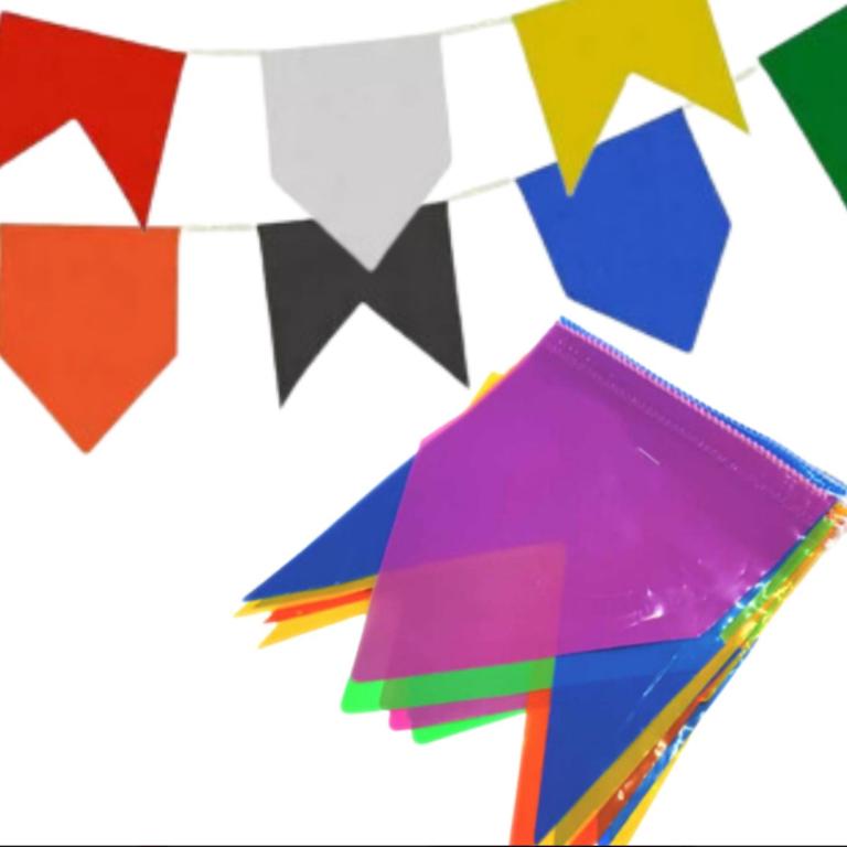 BANDEIRINHA DE PLASTICO JUNINA C/10MT