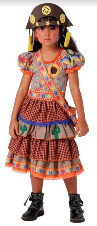 VESTIDO MARIA BONITA INFANTIL TAM G