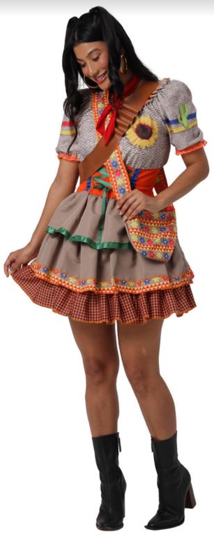 VESTIDO MARIA BONITA ADULTO TAM P