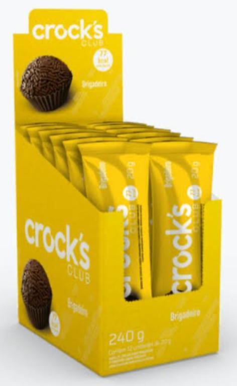 BARRA CEREAL CROCKS CLUB BRIGADEIRO DP/12UN