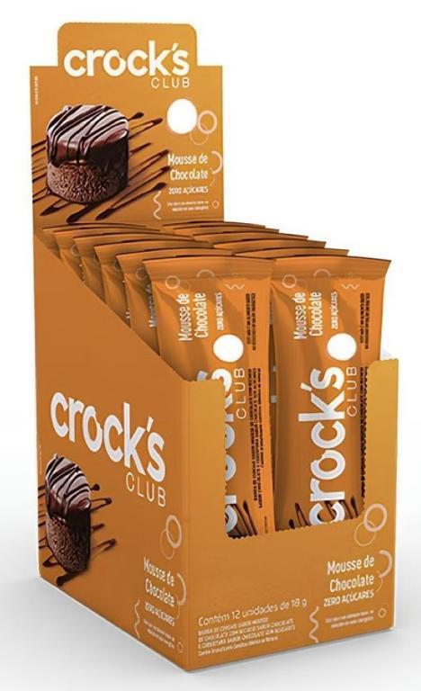 BARRA CEREAL CROCKS CLUB ZERO M. DE CHOC. C/12UN