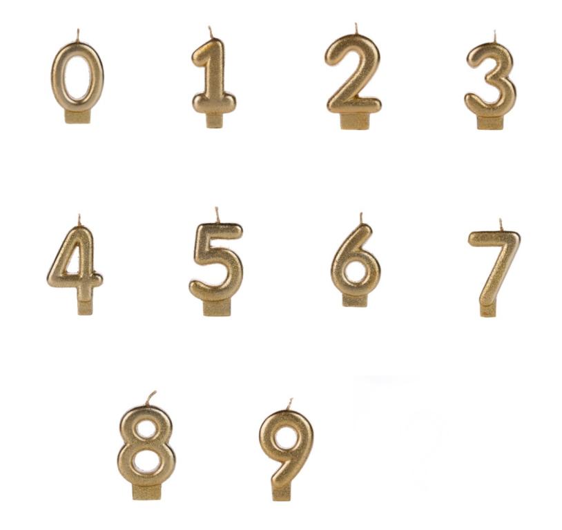 VELA RENEW GLITTER DOURADA N°9