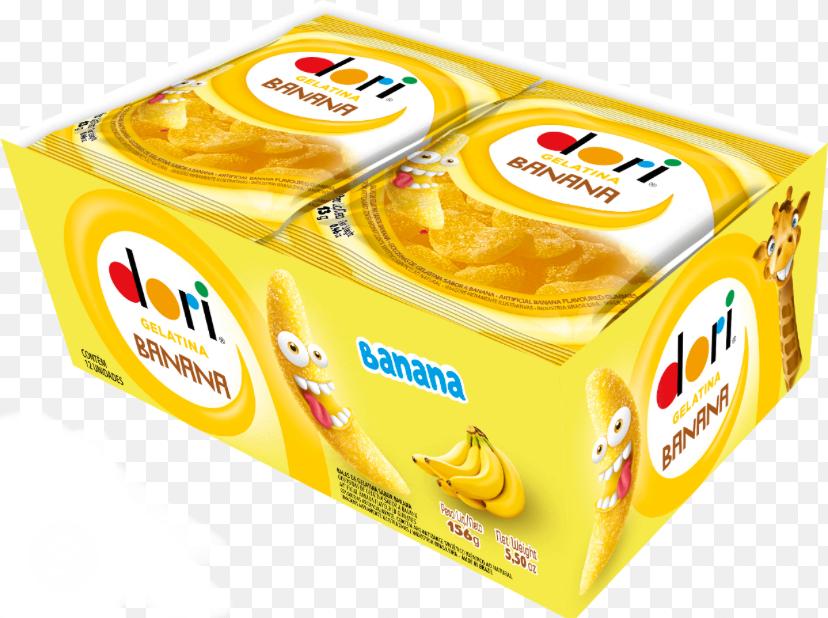 BALA DORI GELATINA BANANAS C/12X13G