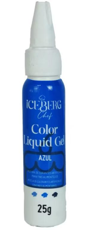 CORANTE LIQUIDO GEL ICEBERG AZUL 25G