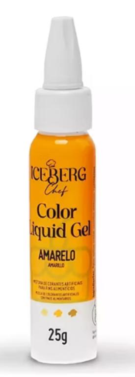 CORANTE LIQUIDO GEL ICEBERG AMARELO 25G