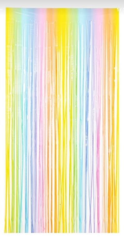 CORTINA MULTICOLORIDA TIE DYE CANDY 1X2MT