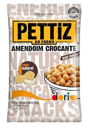 AMENDOIM PETTIZ NATURAL CROCANTE 350G