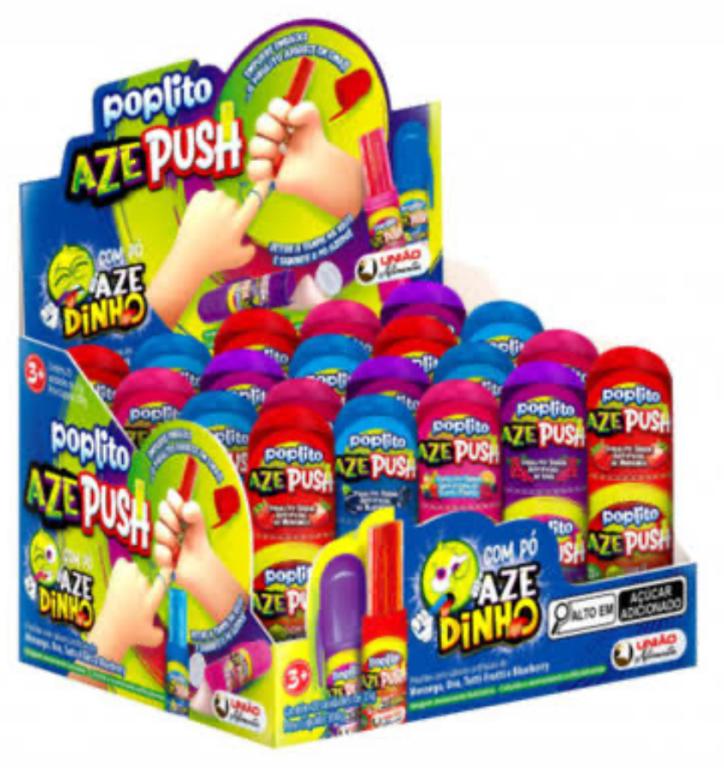 PIRULITO POP LITO AZE PUSH C/20UN