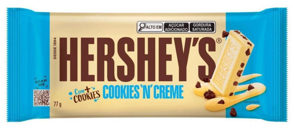 BARRA CHOCOLATE HERSHEY´S COOKIES 77G