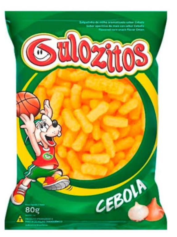 CHIPS GULOZITOS CEBOLA 80G C/10UN