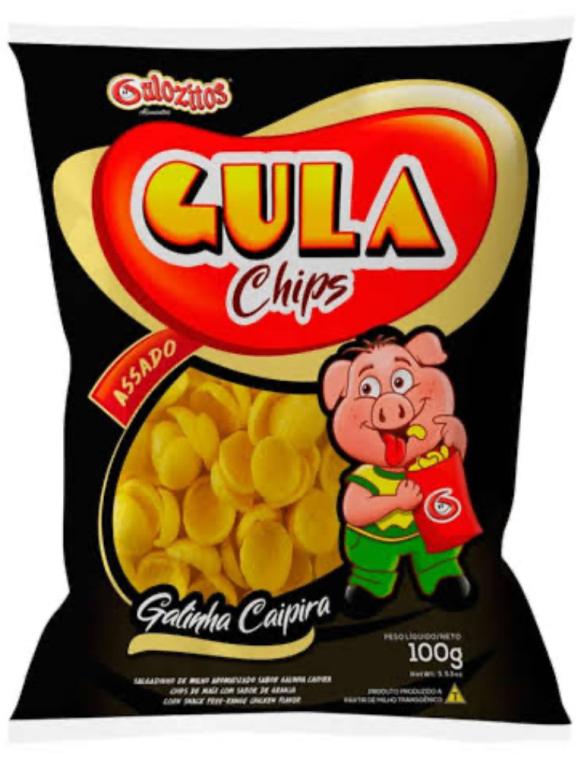 CHIPS GULA GALINHA CAIPIRA 100G C/10UN