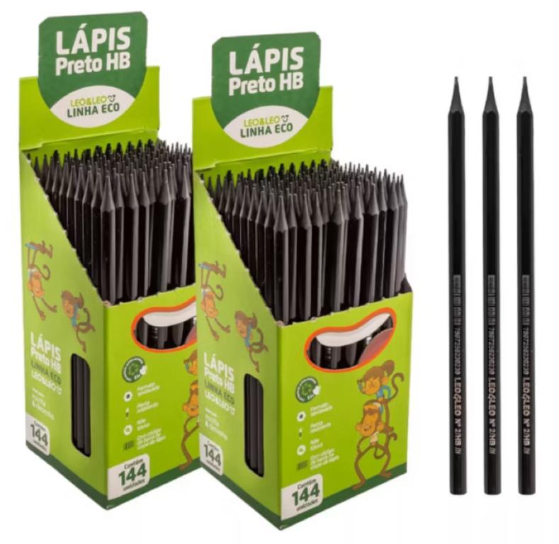 LAPIS PRETO GRAFITE LEO LEO