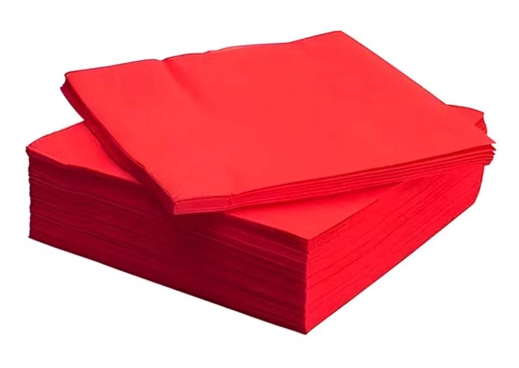 GUARDANAPO FORFEST MESA VERMELHO 20X22 C/50UN