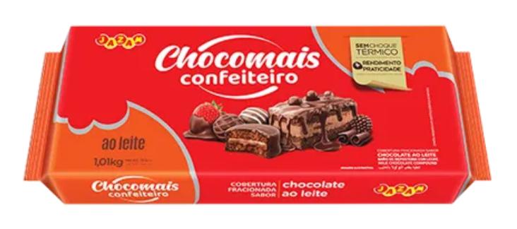 COBERTURA BARRA CHOCOMAIS AO LEITE 1,01KG