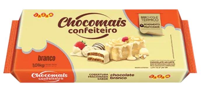 COBERTURA BARRA CHOCOMAIS BRANCO 1,01KG