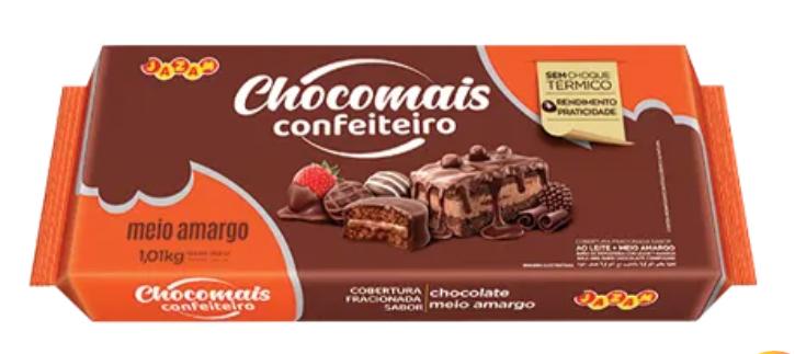 COBERTURA BARRA CHOCOMAIS MEIO AMARGO 1,01KG
