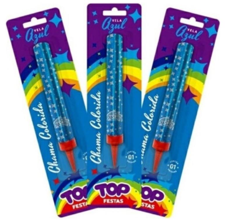 VELA VULCAO CHAMA AZUL