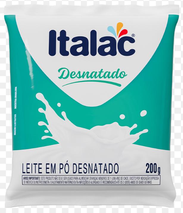 LEITE EM PO ITALAC DESNATADO 200GR