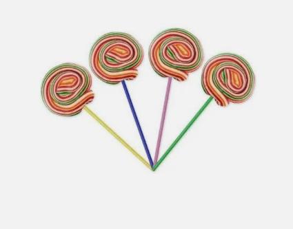 PIRULITO FUMY PSICODELICO GRANDE COLORIDO C/20UN 350G