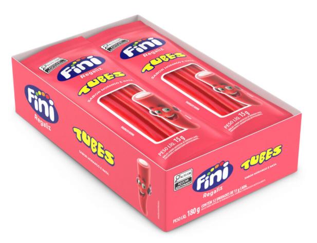 BALA FINI REGALIZ MORANGO DP/12X15G