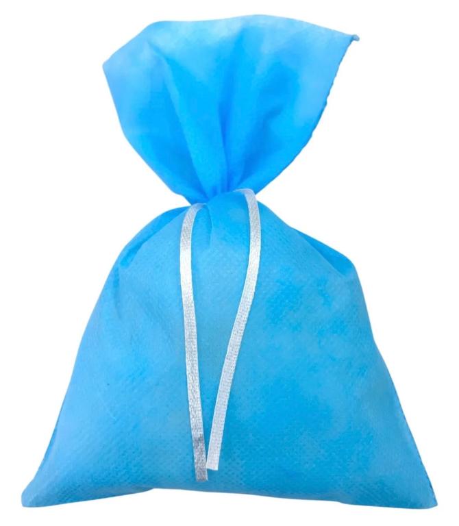 SACO TNT 14X24 AZUL CLARO C/10UN