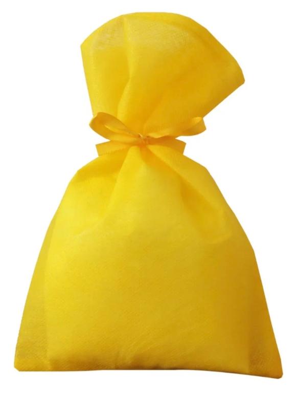 SACO TNT 14X24 AMARELO C/10UN