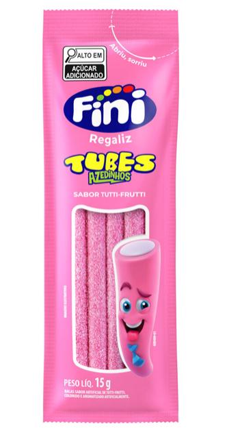 BALA FINI REGALIZ TUBES TUTTI FRUTTI ACIDO 15G